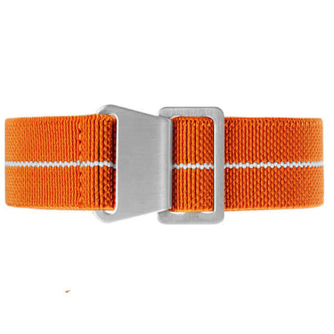 Marine Nationale Military Style Elastic Strap - Orange White
